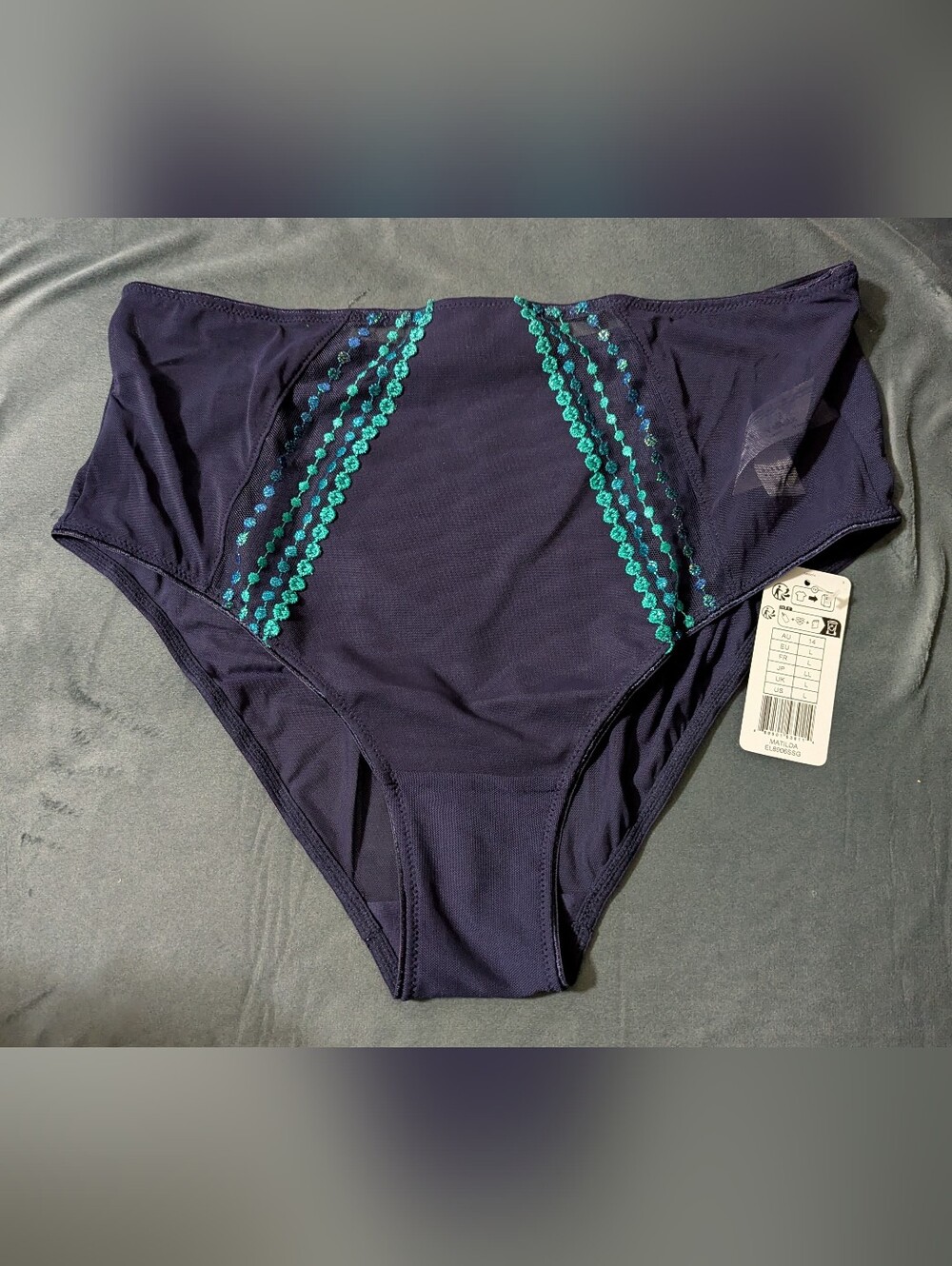 Elomi Matilda Sheer High Waisted Briefs - Size L